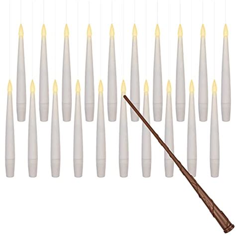 Experience the enchantment of Leejec LED taper candles and their remote-controlled magic wand